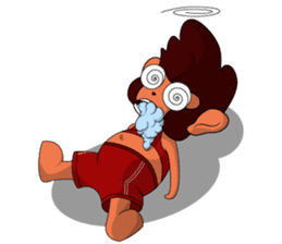Brown Howling Monkey sticker #14528967
