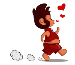 Brown Howling Monkey sticker #14528971