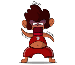 Brown Howling Monkey sticker #14528972