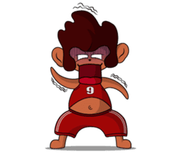 Brown Howling Monkey sticker #14528972