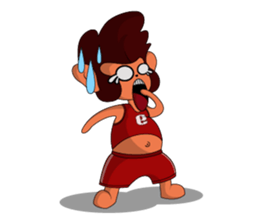 Brown Howling Monkey sticker #14528976