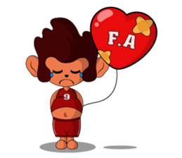 Brown Howling Monkey sticker #14528977