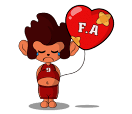 Brown Howling Monkey sticker #14528977
