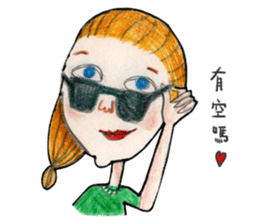 Lovely woman (Ms. Song) sticker #14529300