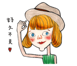 Lovely woman (Ms. Song) sticker #14529305