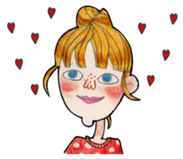 Lovely woman (Ms. Song) sticker #14529306