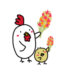 Chickens and chicks sticker #14529398