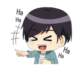 Happy Chibi Couple sticker #14529413