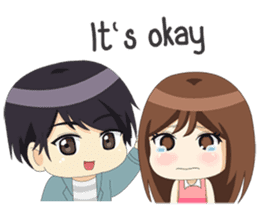 Happy Chibi Couple sticker #14529420