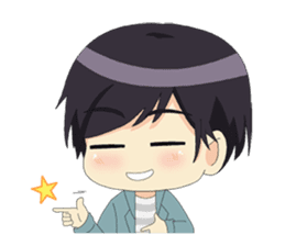 Happy Chibi Couple sticker #14529428