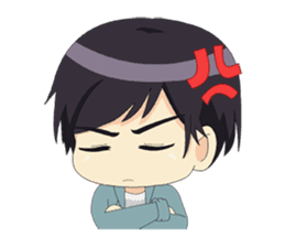 Happy Chibi Couple sticker #14529434