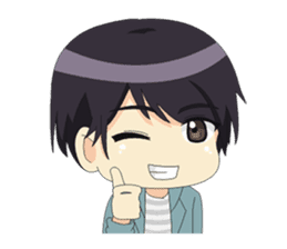 Happy Chibi Couple sticker #14529437