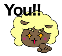 Sheep to give YUMI sticker #14529548