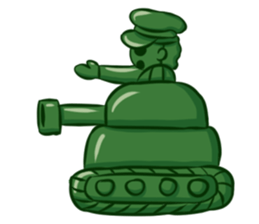 Plastic World War sticker #14530000