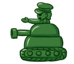 Plastic World War sticker #14530000