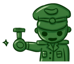 Plastic World War sticker #14530001