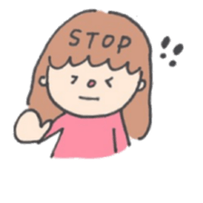 pastel girl&boy sticker #14530135