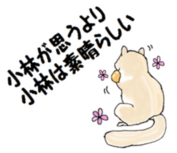 Sticker sent to the kobayashi Squirrel sticker #14530335