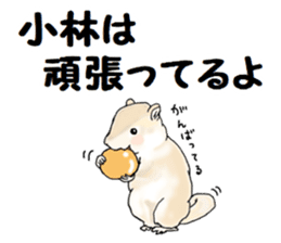Sticker sent to the kobayashi Squirrel sticker #14530336