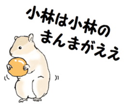 Sticker sent to the kobayashi Squirrel sticker #14530337