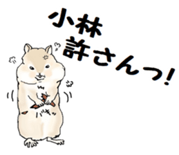 Sticker sent to the kobayashi Squirrel sticker #14530354