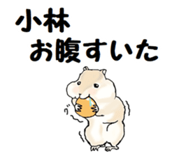 Sticker sent to the kobayashi Squirrel sticker #14530356