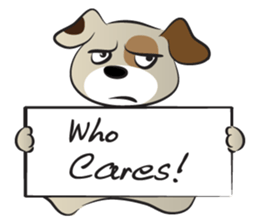 Puppy&card sticker #14530591