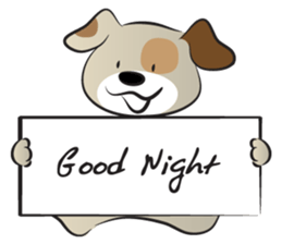 Puppy&card sticker #14530607