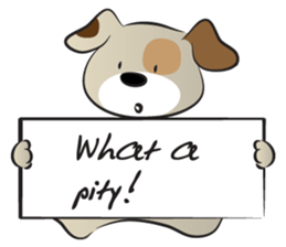 Puppy&card sticker #14530612