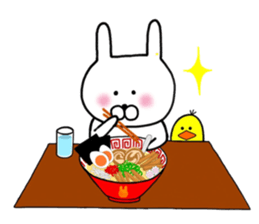 Pierced rabbit 3 sticker #14530622