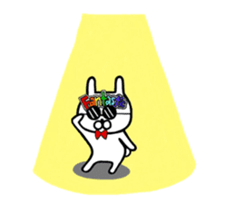 Pierced rabbit 3 sticker #14530635