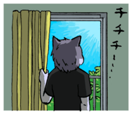 one wolf wolf sticker #14530697