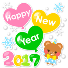 2017 New Year!!! sticker #14530923