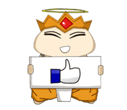 fat angel boy 1 sticker #14531030