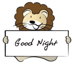 lion & card sticker #14531116