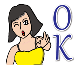 Most beautiful lady Melinda's Day sticker #14531471