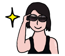 Most beautiful lady Melinda's Day sticker #14531473