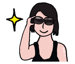 Most beautiful lady Melinda's Day sticker #14531473
