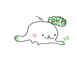 Lovely Jellyfish Julian sticker #14532026