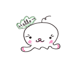 Lovely Jellyfish Julian sticker #14532027