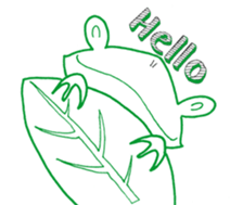 Froggy's happy holiday(English) sticker #14532149