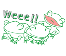 Froggy's happy holiday(English) sticker #14532176