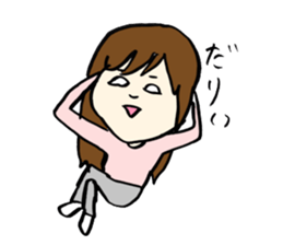 Girl live in Tokyo color ver sticker #14532197