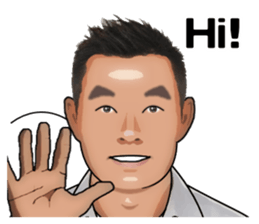 Say hi to everybody. sticker #14532198