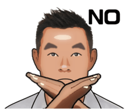 Say hi to everybody. sticker #14532221