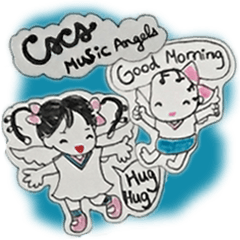 CaCa Stickers 10! CaCa Music Angels