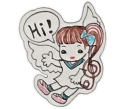 CaCa Stickers 10! CaCa Music Angels sticker #14532310