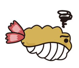 Fried whale sticker #14532593