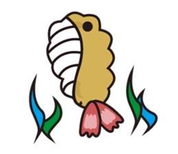 Fried whale sticker #14532595