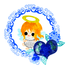 Pretty little angels and heart jewels